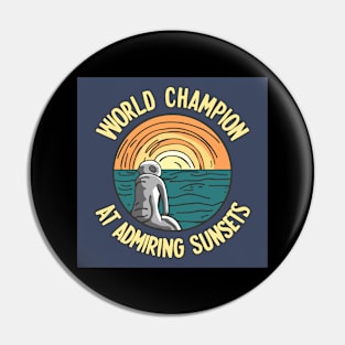 Sunset Pin