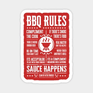 BBQ Rules Magnet