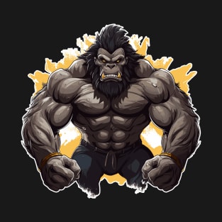 Bodybuilder Gorilla T-Shirt