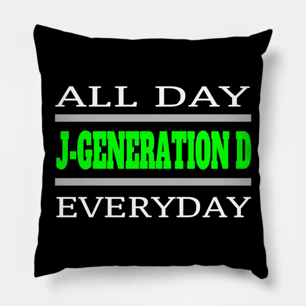 J-Generation D Pillow by AllstarJD