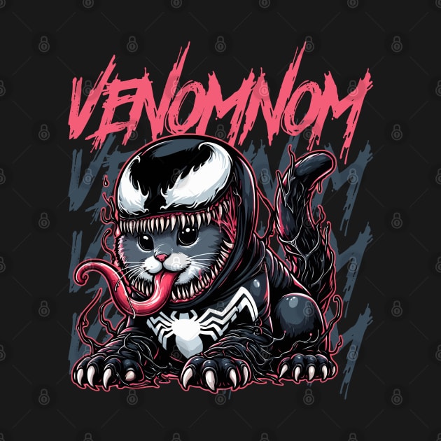 Venomnom | Cat | Villain | Anti-Hero | Movie Icon | Pop Culture by Ikibrai