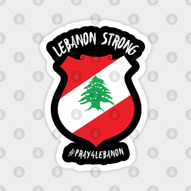 Lebanon Strong Magnet by Roufxis