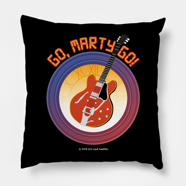 Back to the future - Go Marty Go Pillow by TMBTM