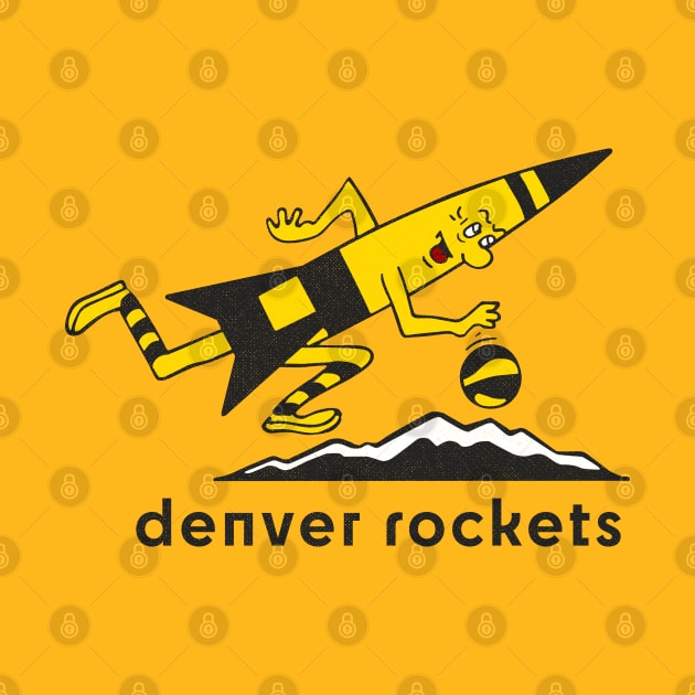 Retro Denver Rockets by LocalZonly