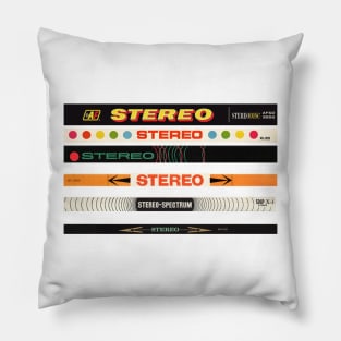 Stereo Stereo Stereo Pillow