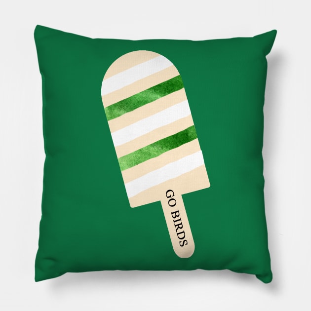 Go Birds Ice Pop Pillow by generationtees