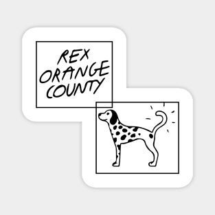 rex orange county who cares tour Magnet