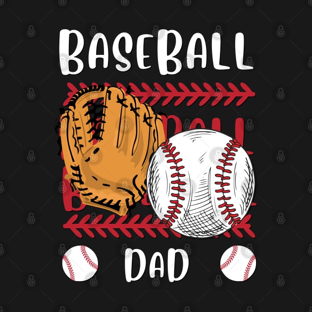 My Favorite Baseball Player Calls Me Dad Gift for Baseball Father daddy by BoogieCreates