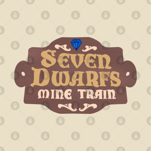 Seven dwarfs mine train by Hundred Acre Woods Designs