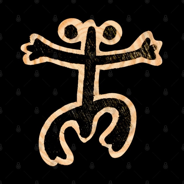 Puerto Rico Coqui Taino Symbol by SoLunAgua