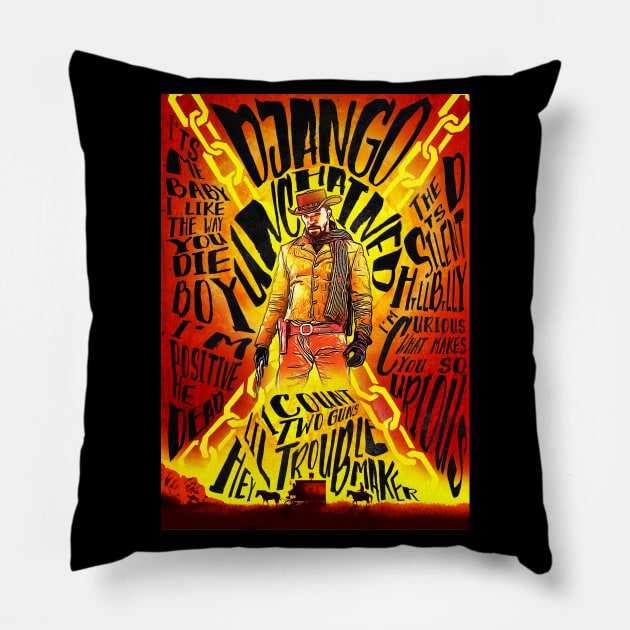 Django Unchained Pillow by GG'S 