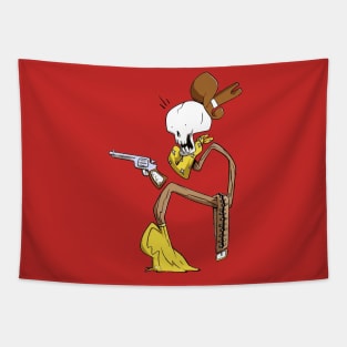 cowboy wizard pulled the trigger of his gun Tapestry