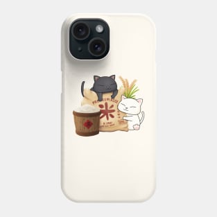 Chubby Cat Rice Lover Phone Case