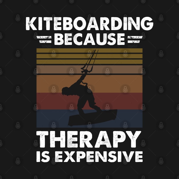 Kiteboarding Because Therapy Is Expensive by White Martian