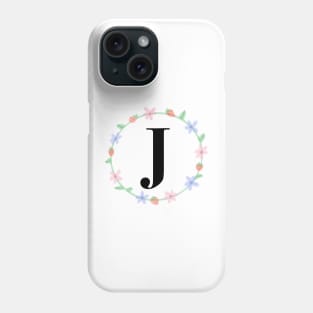 “J” initial Phone Case