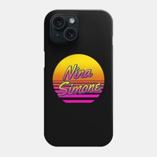 Nina Personalized Name Birthday Retro 80s Styled Gift Phone Case