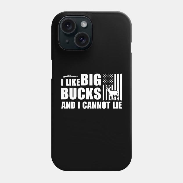 I Like Big Bucks And I Cannot Lie T shirt For Women Phone Case by QueenTees