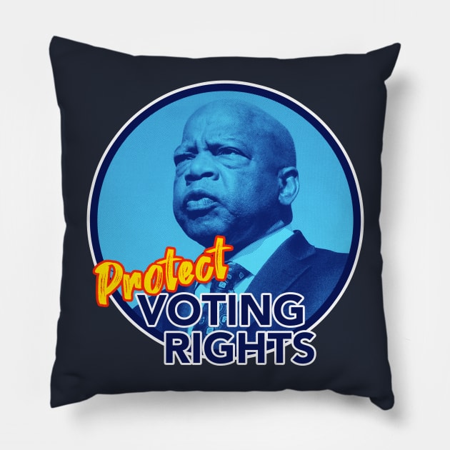 Protect Voting Rights Pillow by skittlemypony