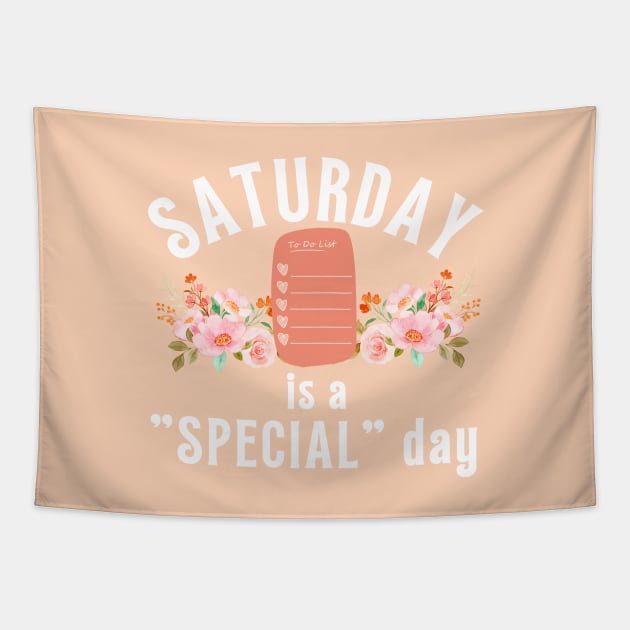 Funny LDS Saturday is a Special Day Mormon Primary Tapestry by MalibuSun