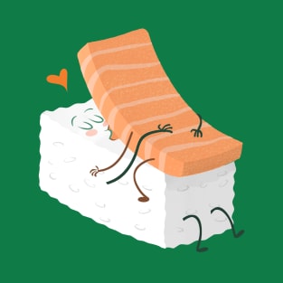 Rice and Salmon in Love T-Shirt