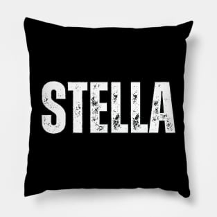 Stella Name Gift Birthday Holiday Anniversary Pillow