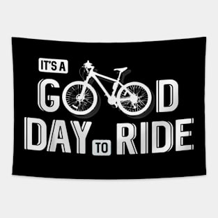 Cycling Good Day To Ride Biker Bicycle Tapestry