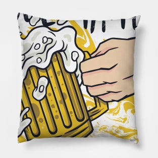 Beer Taster Working For Free Pillow