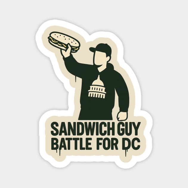 Sandwich Guy – Street Parody Emblem Magnet by ArtistTee ⭐⭐⭐⭐⭐