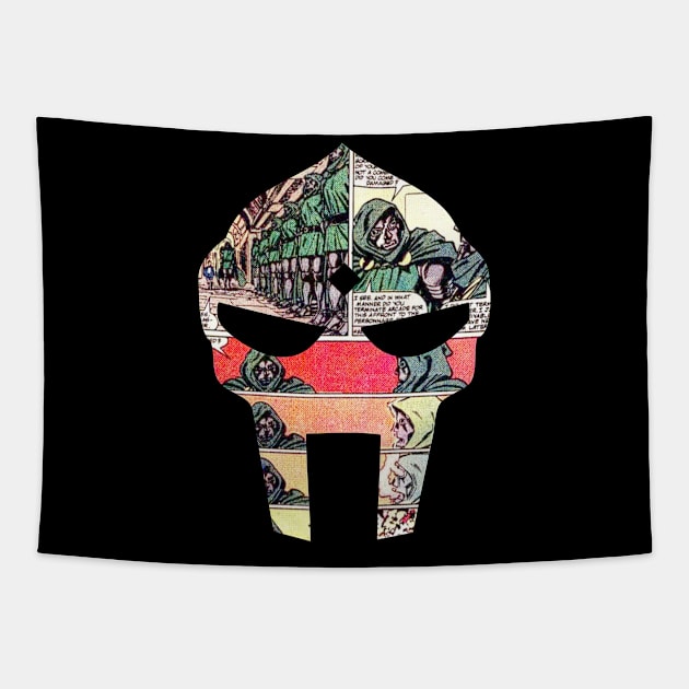 Doom mask #4: doombots Tapestry by jonah block