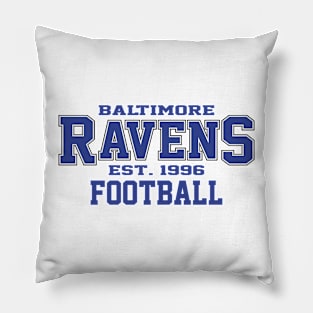 Vintage BLTM Ravens Football Pillow