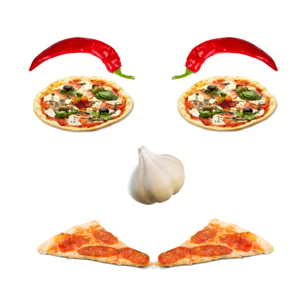 Pizza face by Rickido