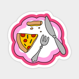 Pizza Dinner Plate Magnet