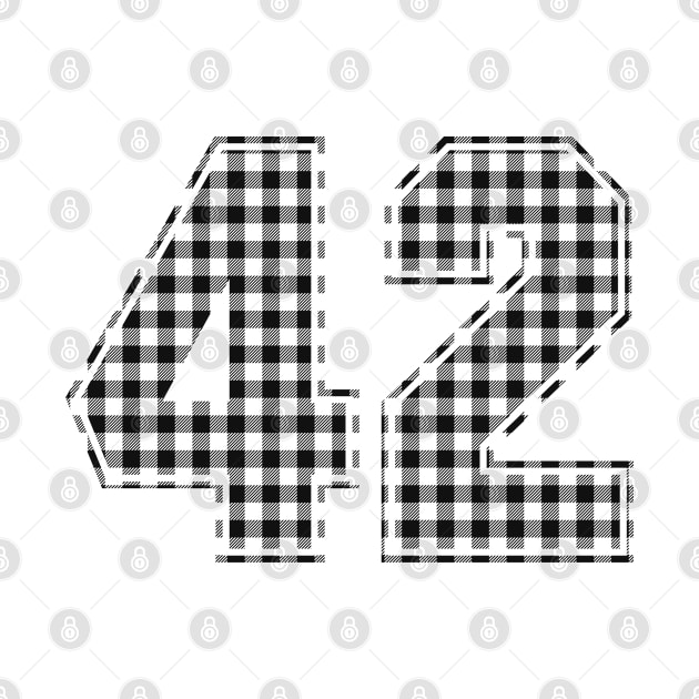 Plaid Number - 42 - Dark by tavare