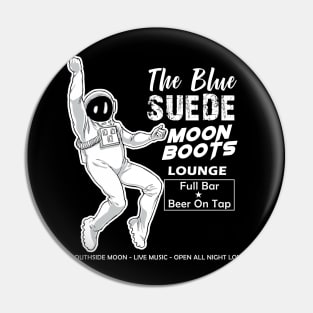 The Blue Suede Moon Boots Lounge Pin