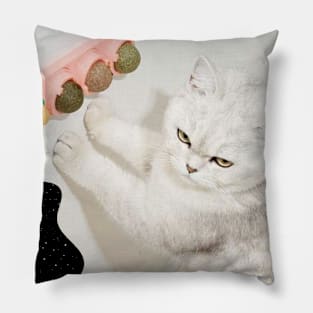 angry cats Pillow