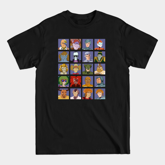 Disover SilverHawks Cast v3 - Silverhawks - T-Shirt