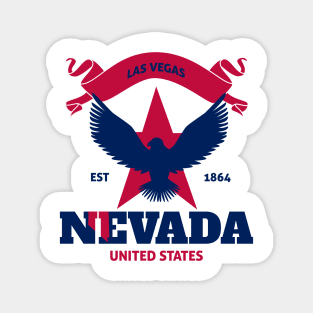 USA Eagle NEVADA Celebration Day, Happy NEVADA State Day Nevada Happy Celebration Day Magnet