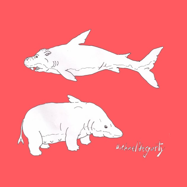 Sharktopotomus/Hippopotomark by MichaelHegarty