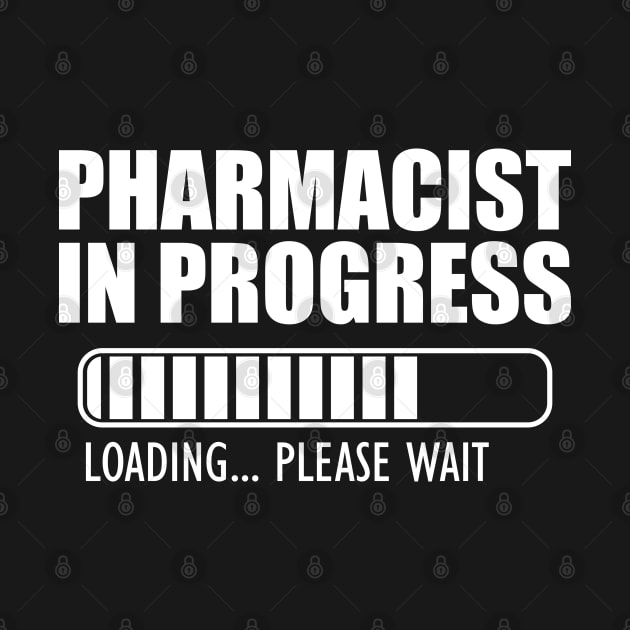 Pharmacist in progress loading w by KC Happy Shop