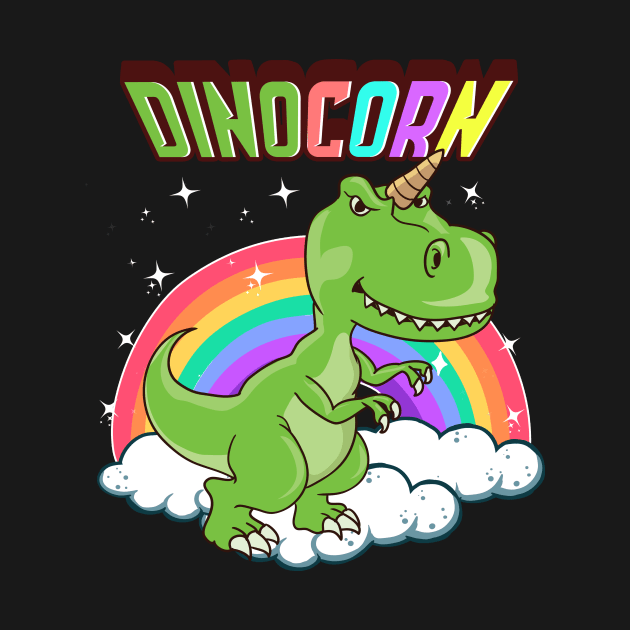 Dinocorn Cute Dinosaur & Unicorn Unisaur by theperfectpresents