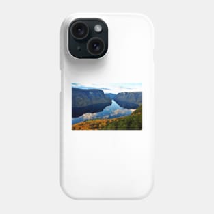 Aurlandsfjord Flam Norwegian Fjord Norway Phone Case