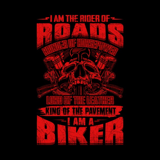 Biker Tshirt - I am Biker by MADesigns
