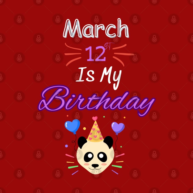 March 12 st is my birthday by Oasis Designs