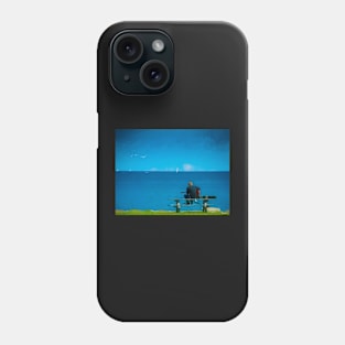 Alone by the Sea Phone Case