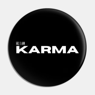 Karma : The boyfriend tshirt  for eras tour Pin