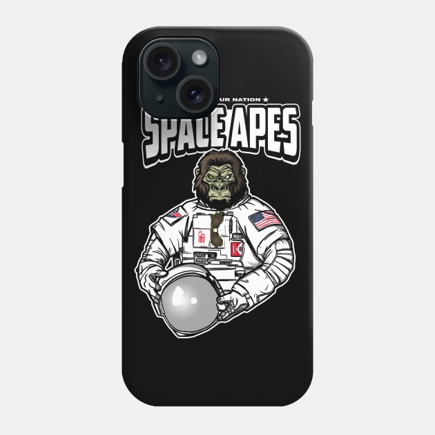 Space Apes Phone Case by AndreusD