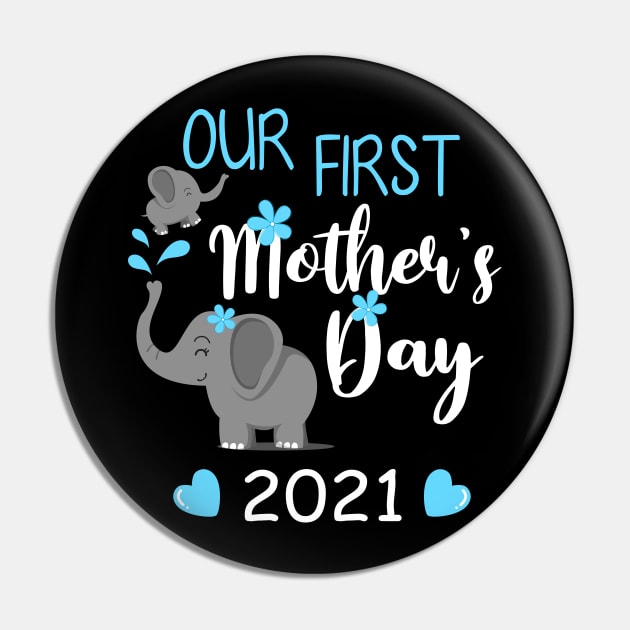 Our first Mother's Day 2021 Shirt 1St Mother's Day Mom and Baby Matching Pin by peskybeater