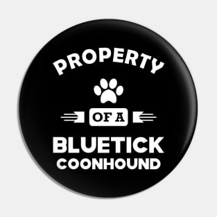 Bluetick coonhound Dog - Property of a bluetick coonhound Pin