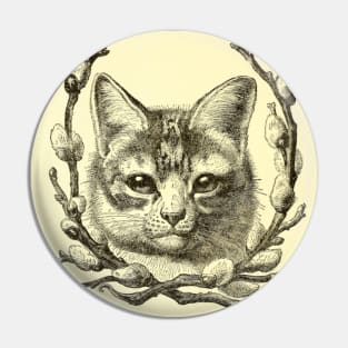 Antique Cat Pin