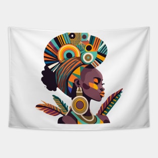 Afrocentric Woman Tapestry